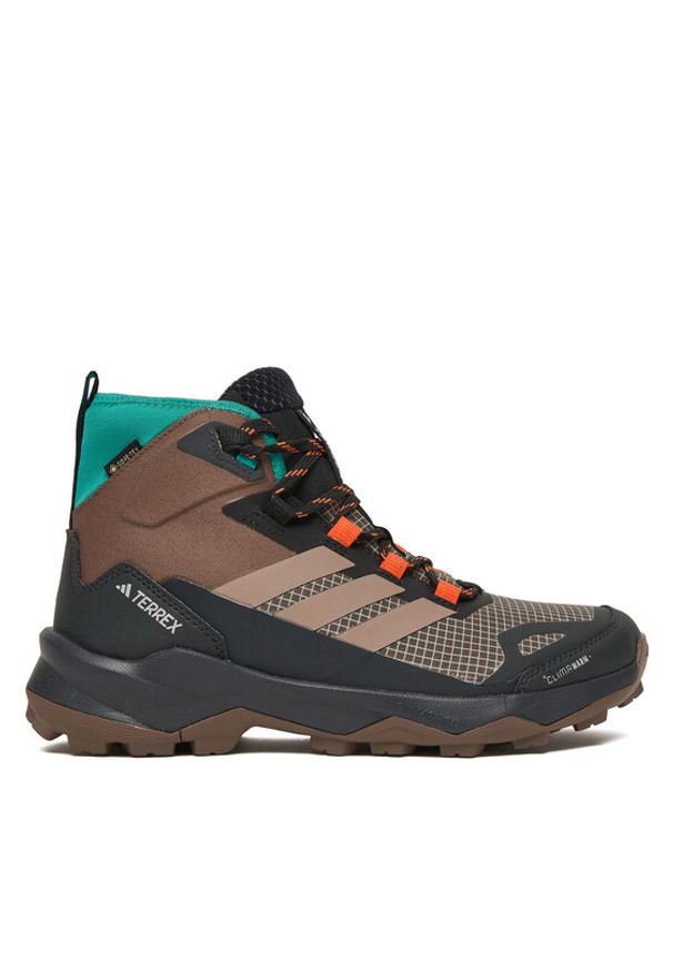 Adidas - adidas Trekkingi Terrex Skychaser AX5 Mid GORE-TEX CLIMAWARM+ JH7807 Brązowy. Kolor: brązowy. Materiał: materiał