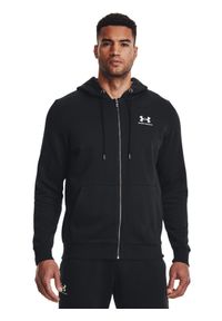 Under Armour Bluza UA Essential Fleece FZ Hood 1373881 Czarny Regular Fit. Kolor: czarny #1