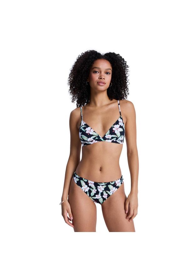 Roxy - Zestaw trójkątny bikini dla Kobiety PRINTED ESSENTIALS Czarny. Kolor: czarny. Materiał: poliester, elastan, tkanina