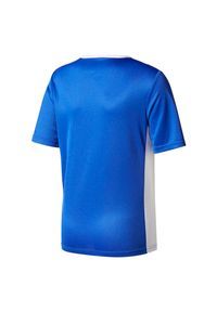 Adidas - Koszulka piłkarska dla dzieci adidas Entrada 18 Jr CF1049. Materiał: materiał, poliester, skóra, dzianina. Technologia: ClimaLite (Adidas). Wzór: paski, ze splotem. Sport: piłka nożna #3