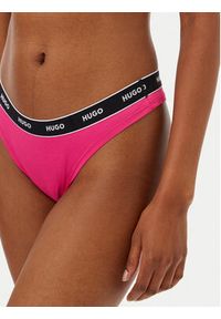Hugo - HUGO Stringi 50510622 Różowy. Kolor: różowy. Materiał: bawełna