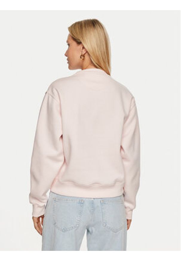Guess Bluza W4YQ25 KB681 Różowy Regular Fit. Kolor: różowy. Materiał: syntetyk, bawełna