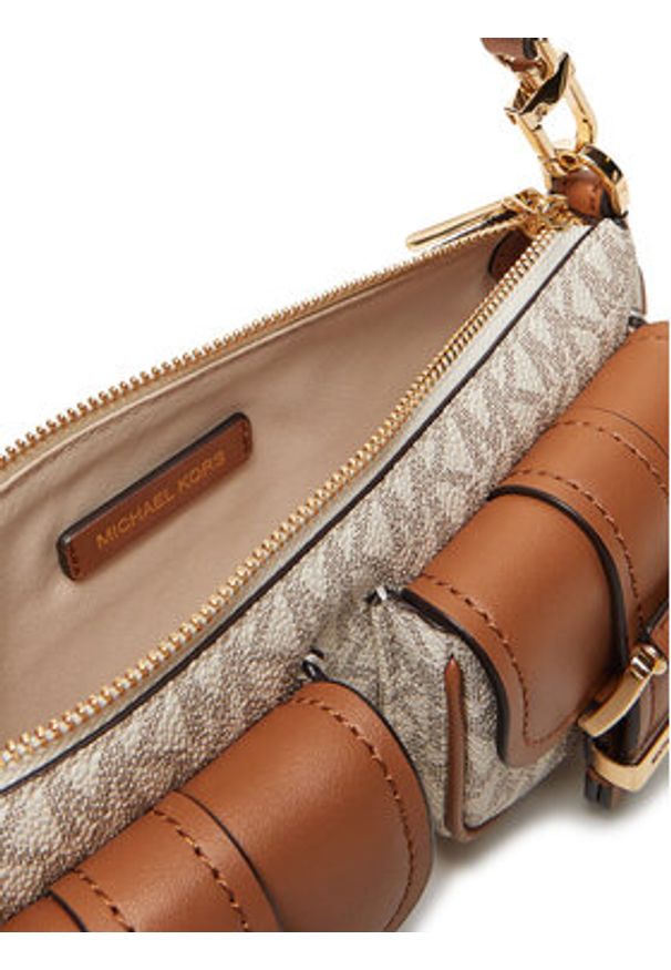 MICHAEL Michael Kors Torebka 32S5GZCU1B Écru. Kolor: kremowy. Materiał: skórzane