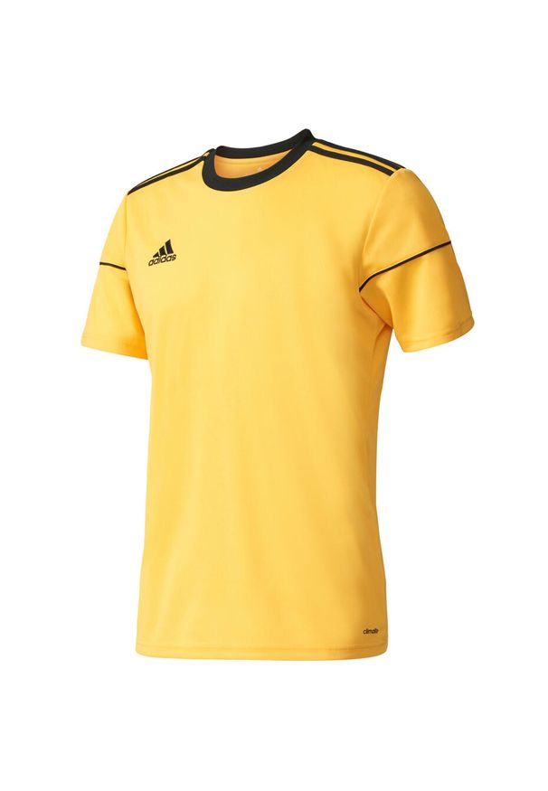 Adidas - Koszulka piłkarska dla dzieci adidas Squadra 17 Jersey JUNIOR. Kolor: żółty. Materiał: jersey. Sport: piłka nożna