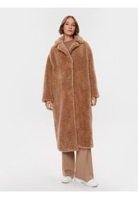 Guess Płaszcz zimowy W3BL86 WF2C2 Brązowy Regular Fit. Kolor: brązowy. Materiał: syntetyk. Sezon: zima