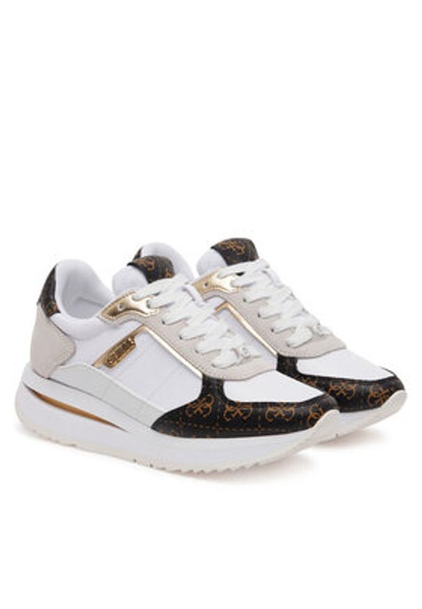 Guess Sneakersy FLPEG3 FAL12 Biały. Kolor: biały. Materiał: skóra