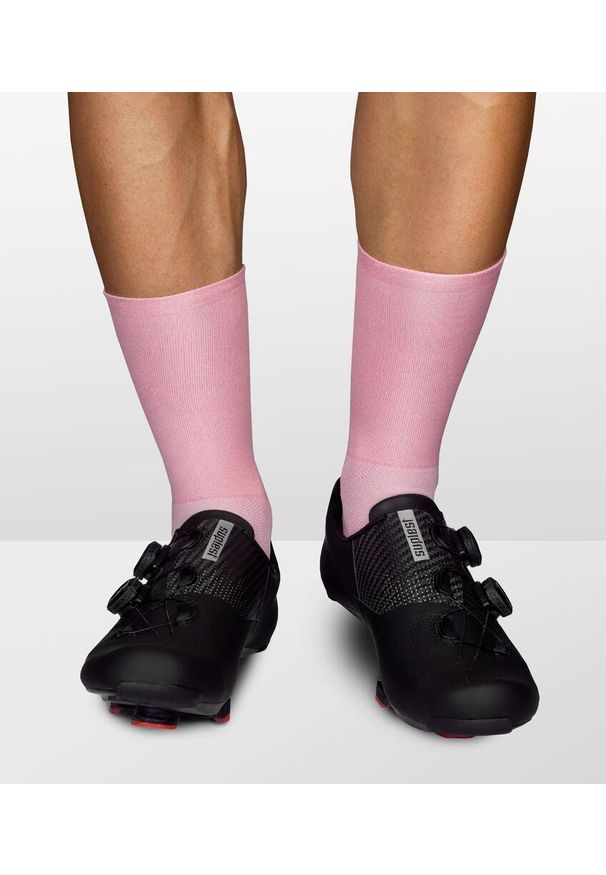 LUXA - Skarpetki Rowerowe Unisex Luxa Classic. Kolor: różowy. Materiał: elastan, poliamid. Sport: kolarstwo
