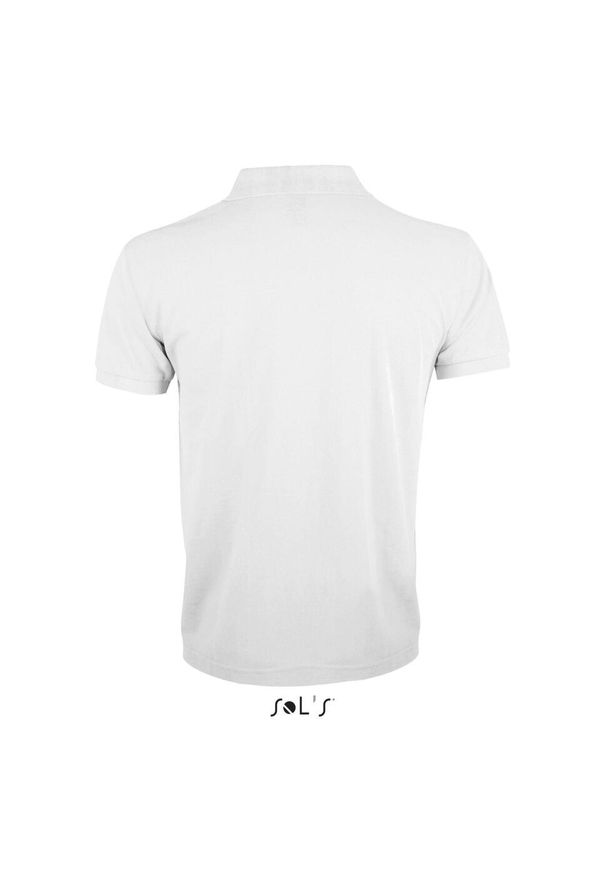 SOL'S - Polo Sol's Prime. Typ kołnierza: polo. Kolor: biały. Materiał: poliester, bawełna