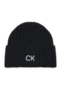 Calvin Klein Czapka K50K509672 Czarny. Kolor: czarny. Materiał: materiał