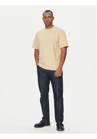 Hugo - HUGO T-Shirt Dapolino 50488330 Beżowy Relaxed Fit. Kolor: beżowy. Materiał: bawełna #4