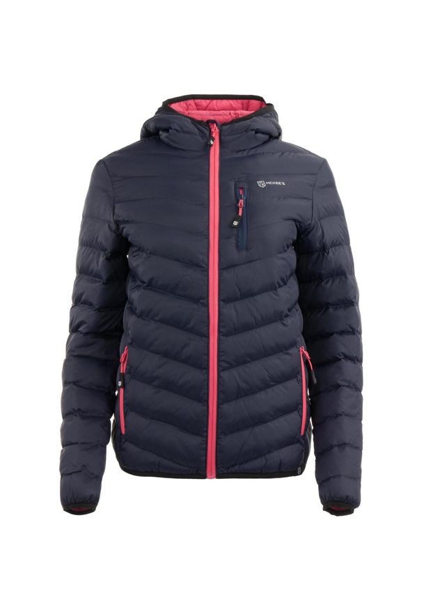 MCKEEVER - Kurtka zimowa McKees Terminillo granatowa, S. Kolor: wielokolorowy, niebieski, szary, różowy. Materiał: puch. Sezon: zima