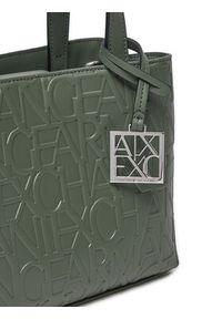 Armani Exchange Torebka 942647 CC793 9182 Zielony. Kolor: zielony. Materiał: skórzane