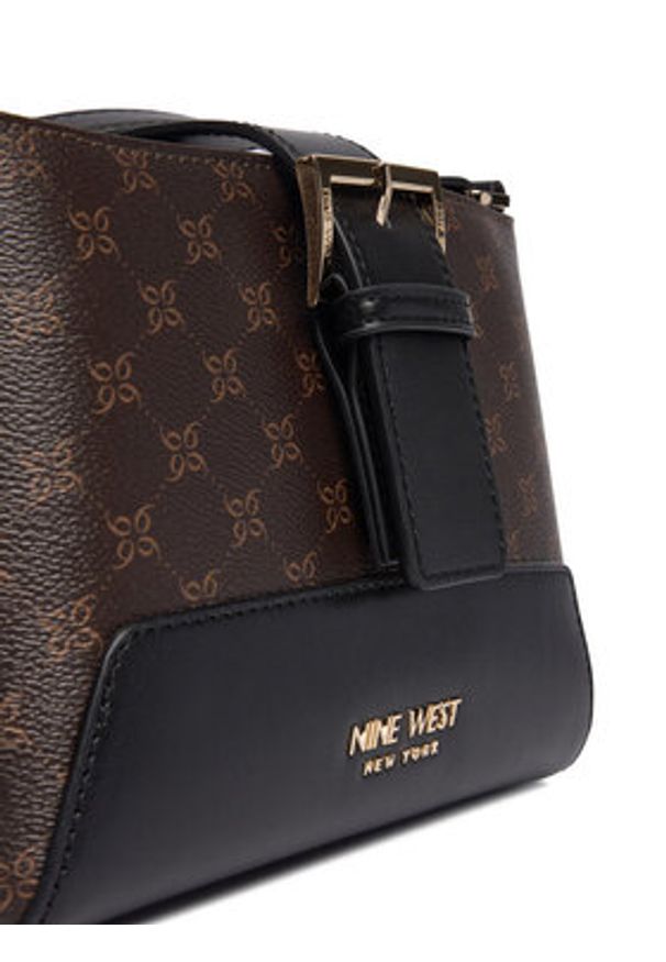 Nine West Torebka CEO-Liss-KY218 Brązowy. Kolor: brązowy