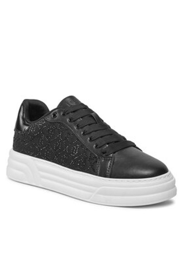 Liu Jo Sneakersy Cleo 12 BA4013 EX237 Czarny. Kolor: czarny. Materiał: materiał