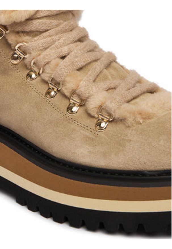 Bogner Trzewiki Saas Fee 1 B 22544163 Beżowy. Kolor: beżowy. Materiał: skóra