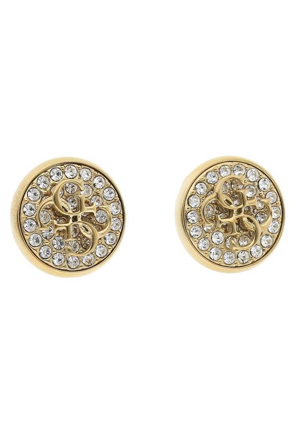 Guess Kolczyki Dreaming Guess JUBE03 129JW Żółte złoto. Materiał: złote. Kolor: żółty, złoty, wielokolorowy