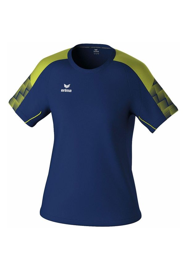 ERIMA - Koszulka damska Erima Evo Star. Kolor: niebieski, wielokolorowy, zielony. Długość rękawa: raglanowy rękaw