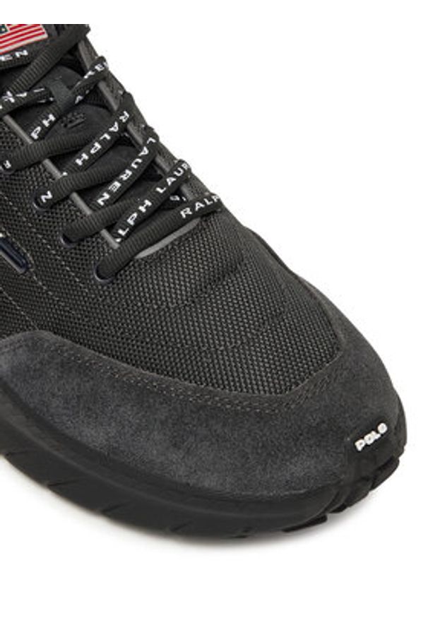 Polo Ralph Lauren Sneakersy Ps 250 Sk Ltl 809974016003 Czarny. Kolor: czarny. Materiał: skóra