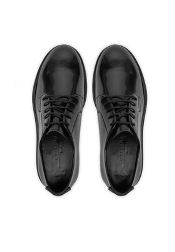 Weekend Max Mara Oxfordy Haiti24255261146 Czarny. Kolor: czarny. Materiał: skóra