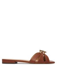 Lauren Ralph Lauren - LAUREN RALPH LAUREN Klapki Blaike 802982875001 Brązowy. Kolor: brązowy. Materiał: skóra #1