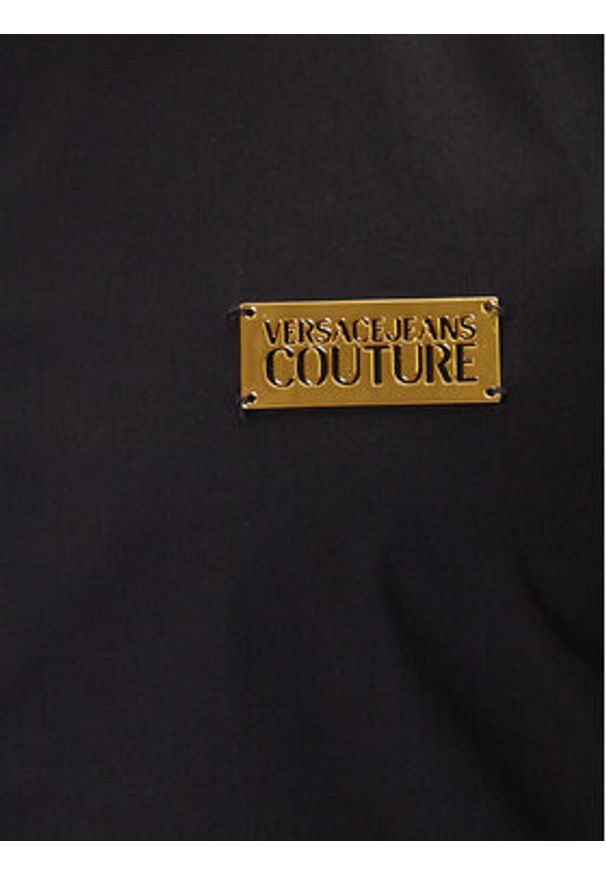 Versace Jeans Couture Koszula 79GALKR1 Czarny Regular Fit. Kolor: czarny. Materiał: bawełna