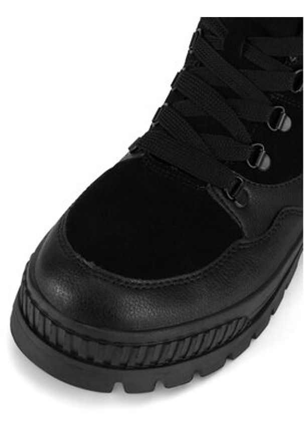 Rieker Revolution Lifestyle Trzewiki W2171-00 Czarny. Kolor: czarny. Materiał: skóra