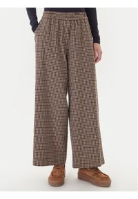 Weekend Max Mara Spodnie materiałowe Ebe 2525136052 Beżowy Wide Leg. Kolor: beżowy. Materiał: wełna, bawełna #1