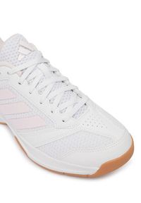 Adidas - adidas Buty halowe Ligra 8 Indoor Shoes KK2040 Biały. Kolor: biały. Materiał: materiał #2