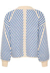 Kaffe Sweter Vera 10507817 Beżowy Regular Fit. Kolor: beżowy. Materiał: syntetyk #4