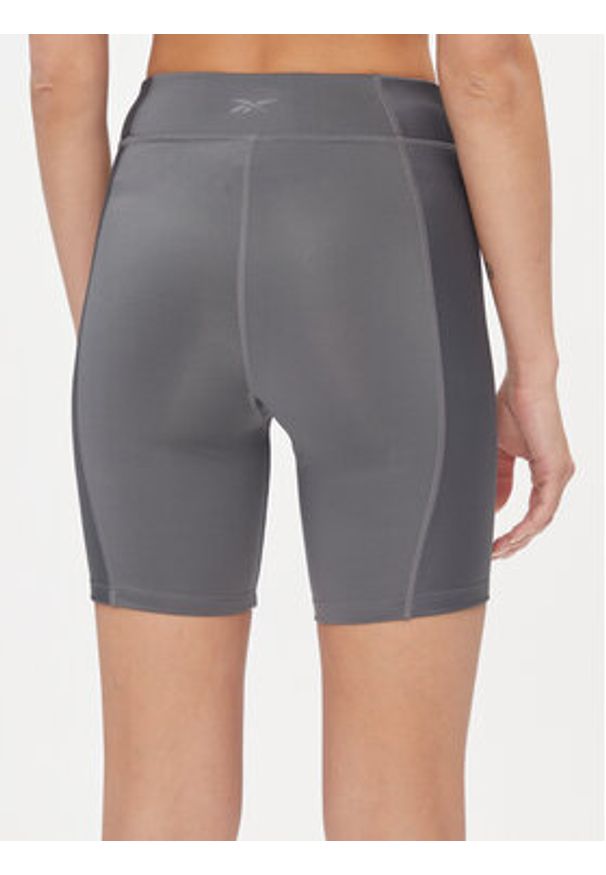 Reebok Szorty sportowe Yoga Performance IM4040 Szary Tight Fit. Kolor: szary. Materiał: syntetyk