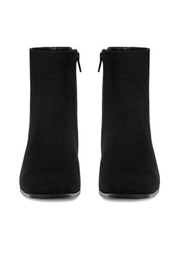 DeeZee Botki GT611 1 Czarny. Kolor: czarny. Materiał: materiał