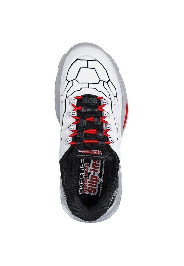 skechers - Adidasy Skechers Skech-bots-orbitron, Dzieci. Kolor: biały. Materiał: materiał, syntetyk