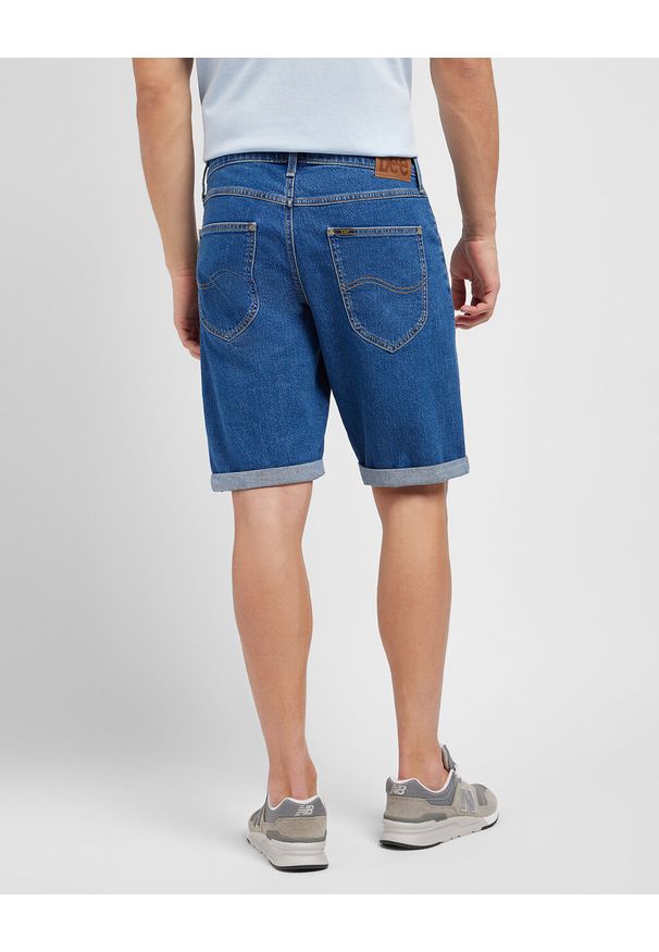 Lee - LEE MĘSKIE SPODNIE 5 POCKET SHORT LAZY RIVER 112349238 L73M016073