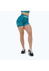 Spodenki NEBBIA Hammies High Waisted. Kolor: zielony. Sport: fitness #1