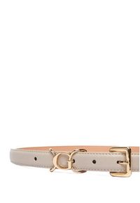 Guess Pasek Damski BW9300 P5420 Beżowy. Kolor: beżowy. Materiał: skóra