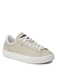 Tommy Jeans Sneakersy Tjw Cupsole Sneaker Ess EN0EN02508 Beżowy. Kolor: beżowy. Materiał: skóra #6