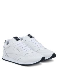 TOMMY HILFIGER - Tommy Hilfiger Sneakersy New Runner Eva Ess FM0FM05512 Biały. Kolor: biały. Materiał: skóra #4