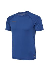Koszulka termoaktywna dla dorosłych Hummel First Performance Jersey S/S. Kolor: niebieski. Materiał: jersey