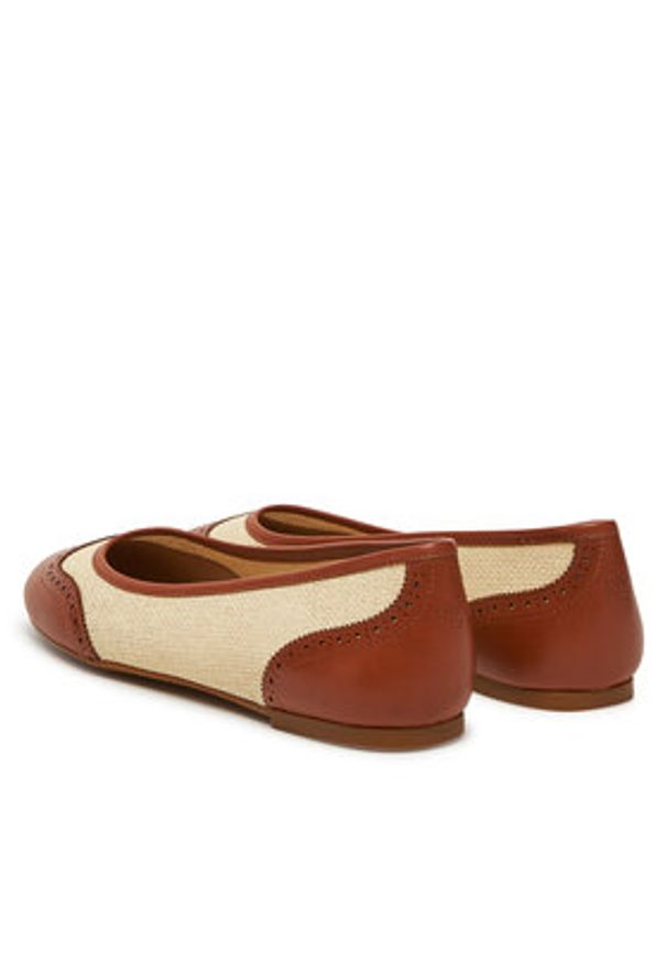Lauren Ralph Lauren - LAUREN RALPH LAUREN Baleriny Jayna 802961799001 Beżowy. Kolor: beżowy