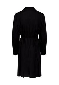 Pieces Sukienka koszulowa 17140730 Czarny Regular Fit. Kolor: czarny. Materiał: wiskoza. Typ sukienki: koszulowe #6