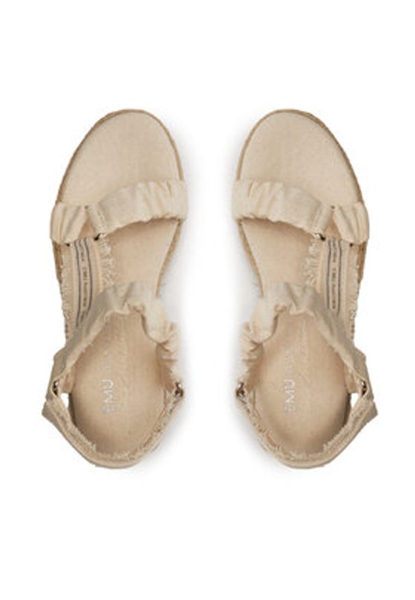 EMU Australia Espadryle Evans W13028 Biały. Kolor: biały. Materiał: materiał, bawełna