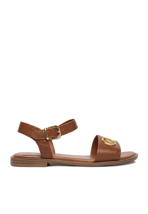 Beverly Hills Polo Club Sandały EO-WI16-BAGA-02 Brązowy. Kolor: brązowy. Materiał: skóra