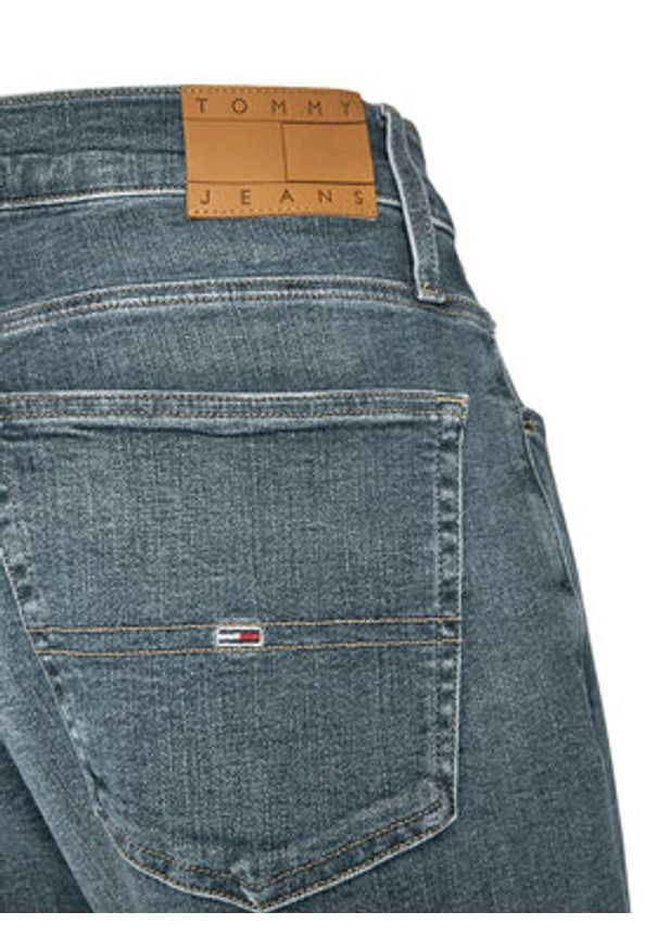 Tommy Jeans Jeansy Ryan DM0DM21097 Granatowy Slim Fit. Kolor: niebieski