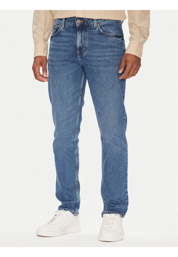 TOMMY HILFIGER - Tommy Hilfiger Jeansy Denton MW0MW39650 Niebieski Straight Fit. Kolor: niebieski