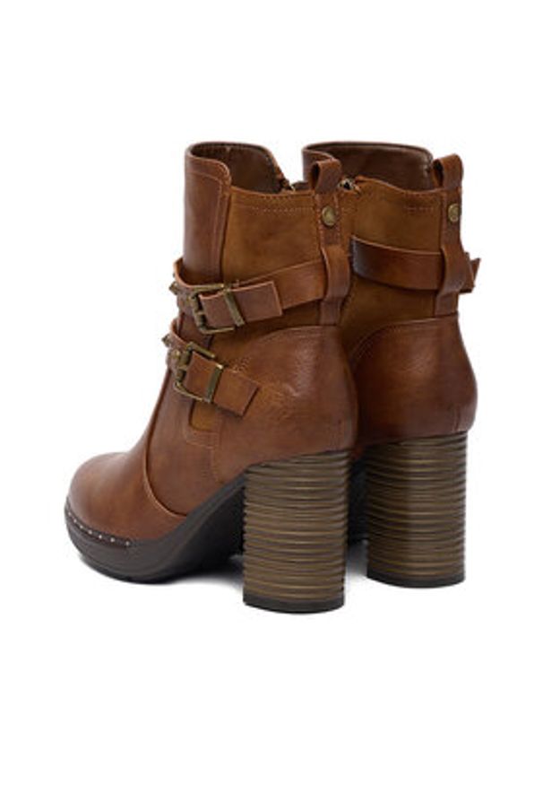 Beverly Hills Polo Club Botki EO-WS6632-01 Brązowy. Kolor: brązowy. Materiał: skóra