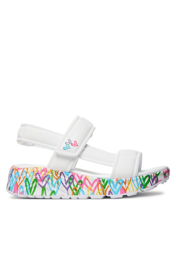 skechers - Sandały Skechers. Kolor: biały