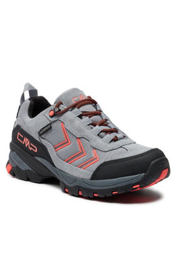CMP Trekkingi Melnick Low WP Trekking Shoes 3Q19656 Szary. Kolor: szary. Materiał: skóra