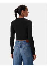 Tommy Jeans Kardigan DW0DW22023 Czarny Slim Fit. Kolor: czarny. Materiał: syntetyk #5
