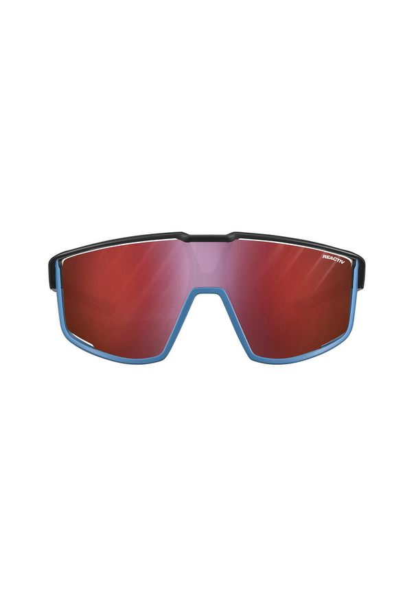 Okulary rowerowe JULBO Fury fotochrom czarno niebieski High Contrast kat. 0>3. Kolor: czarny, niebieski, wielokolorowy. Sport: turystyka piesza