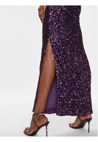 ROTATE Sukienka koktajlowa Sequins Bow 1115762073 Fioletowy Slim Fit. Kolor: fioletowy. Materiał: syntetyk. Styl: wizytowy #4